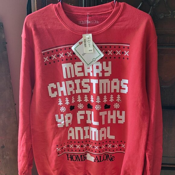 New Home alone Christmas sweatshirt  size small - Picture 1 of 2